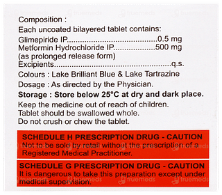 Glimisave M 0.5 Tablet Pr 15