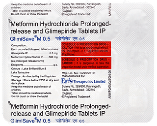 Glimisave M 0.5 Tablet Pr 15