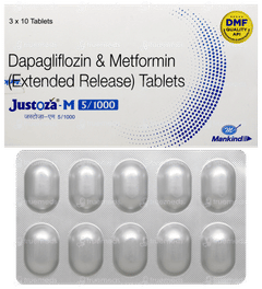 Justoza M 5/1000 Tablet 10 Justoza M 5/1000 Tablet 10