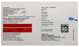 Justoza M 5/1000 Tablet 10