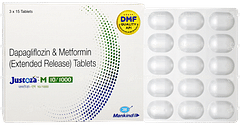 Justoza M 10/1000 Tablet 15