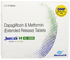 Justoza M 10/1000 Tablet 15 Justoza M 10/1000 Tablet 15
