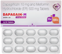 Dapagain M 10mg/500mg Tablet 15