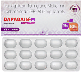 Dapagain M 10mg/500mg Tablet 15