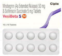 Vesibeta S 50 Tablet 10