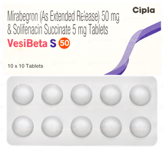 Vesibeta S 50 Tablet 10