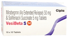 Vesibeta S 50 Tablet 10