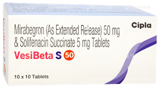 Vesibeta S 50 Tablet 10