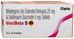 Vesibeta S 25 Tablet 10 Vesibeta S 25 Tablet 10