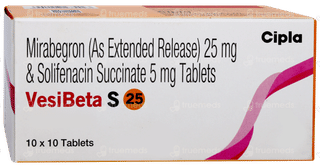 Vesibeta S 25 Tablet 10