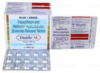 Diabiz M 10/500 MG Tablet Er 15