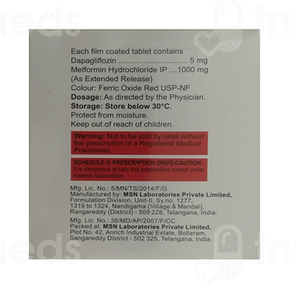 Gluxit M 5 Forte Tablet 10