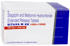 Sitaxa M Xr 100+1000 Tablet 10