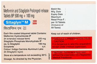 Sitaglyn M 100/500 Tablet 10