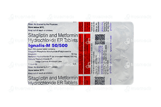 Ignalis M 50/500 MG Tablet Er 10