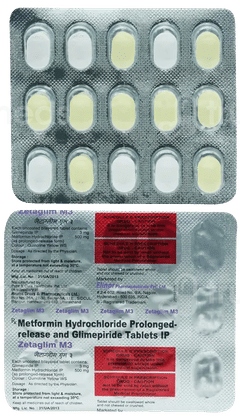 Zetaglim M3 Tablet 15 Zetaglim M3 Tablet 15