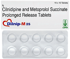 Dilnip M 25 Tablet 10
