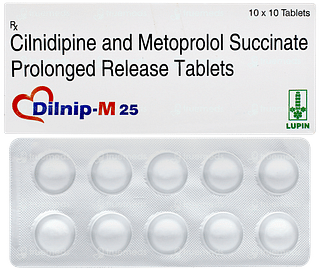 Dilnip M 25 Tablet 10