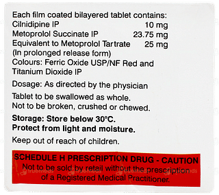 Dilnip M 25 Tablet 10