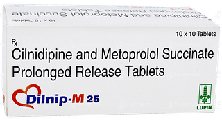 Dilnip M 25 Tablet 10