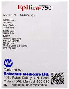 Epitira 750 Tablet 10
