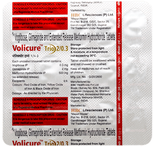 Volicure Trio 2/0.3 Tablet 15