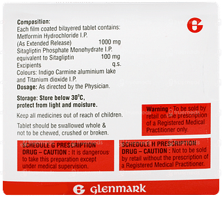 Sitazit M Er 1000 Tablet 10