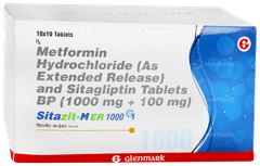 Sitazit M Er 1000 Tablet 10 Sitazit M Er 1000 Tablet 10
