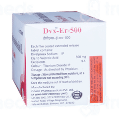 Dvx Er 500 Tablet 10 Dvx Er 500 Tablet 10