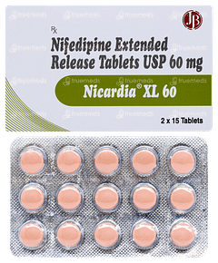 Nicardia Xl 60 Tablet 15