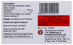 Nicardia Xl 60 Tablet 15 Nicardia Xl 60 Tablet 15