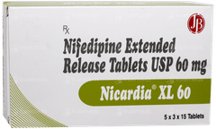 Nicardia Xl 60 Tablet 15 Nicardia Xl 60 Tablet 15