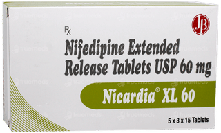 Nicardia Xl 60 Tablet 15
