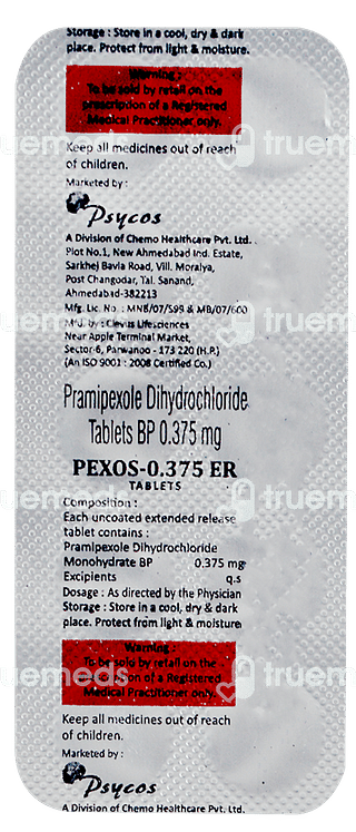 Pexos 0.375 Er Tablet 10