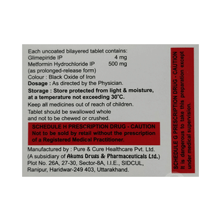 Glimecaid M 4 MG Tablet 10