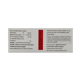 Telmecaid M 25 MG Tablet 10