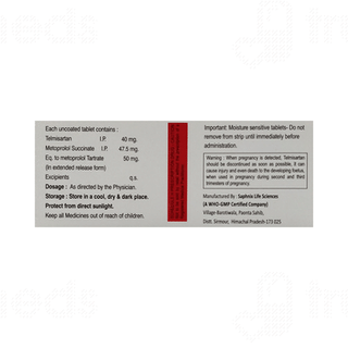 Telmecaid M 50 MG Tablet 10