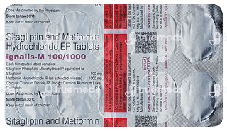 Ignalis M 100/1000 MG Tablet Er 10