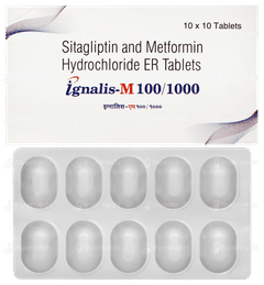 Ignalis M 100/1000 Tablet 10