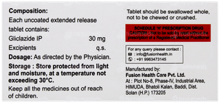 Xzid 30 Xr Tablet 10