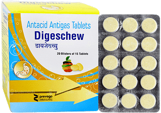 Digeschew Mixed Fruit Flavour Tablet 15