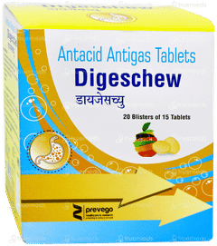 Digeschew Mixed Fruit Flavour Tablet 15