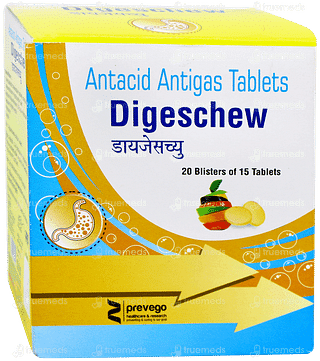 Digeschew Mixed Fruit Flavour Tablet 15