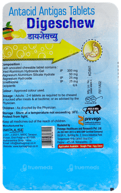 Digeschew Mixed Fruit Flavour Tablet 15
