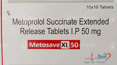 Metosave 50 Mg Tablet Xl 10