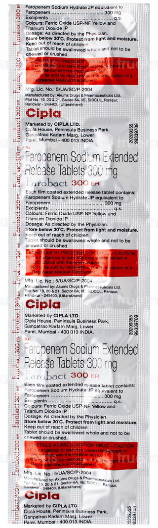 Farobact 300 Er Tablet 10