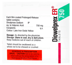 Diowelprex Er 750 Tablet 10 Diowelprex Er 750 Tablet 10