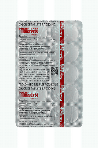 Potachloride 750 MG Tablet Pr 10