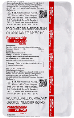 Potachloride Pr 750 Tablet 10