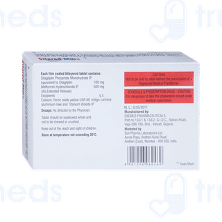 Sitared M Xr 100/500 Tablet 10